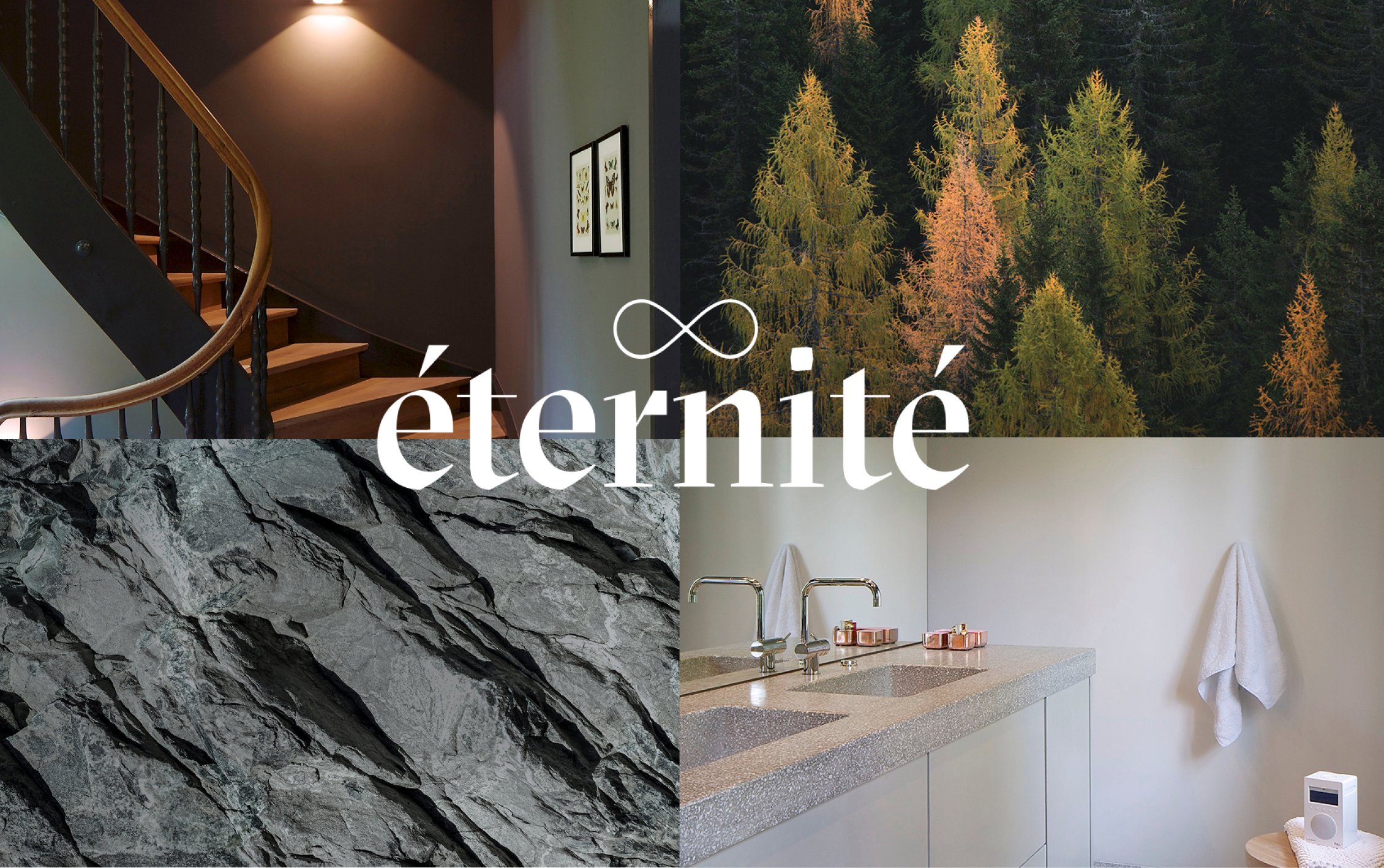 éternité Bildsprache und Logo in der Kombination
