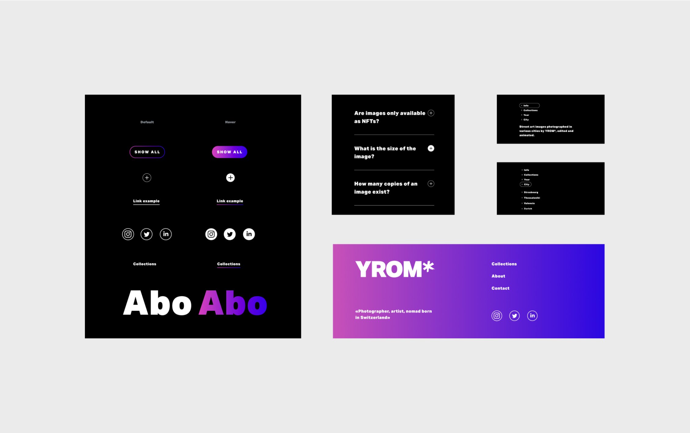 Yrom Module der Website