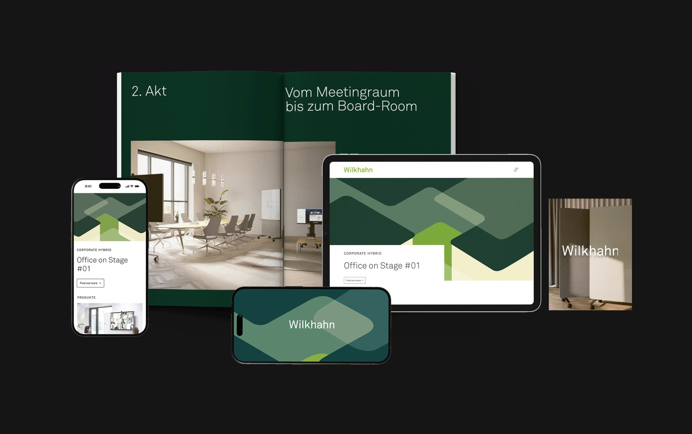 Wilkhahn Kommunikationsmaterialien in der Anwendung
